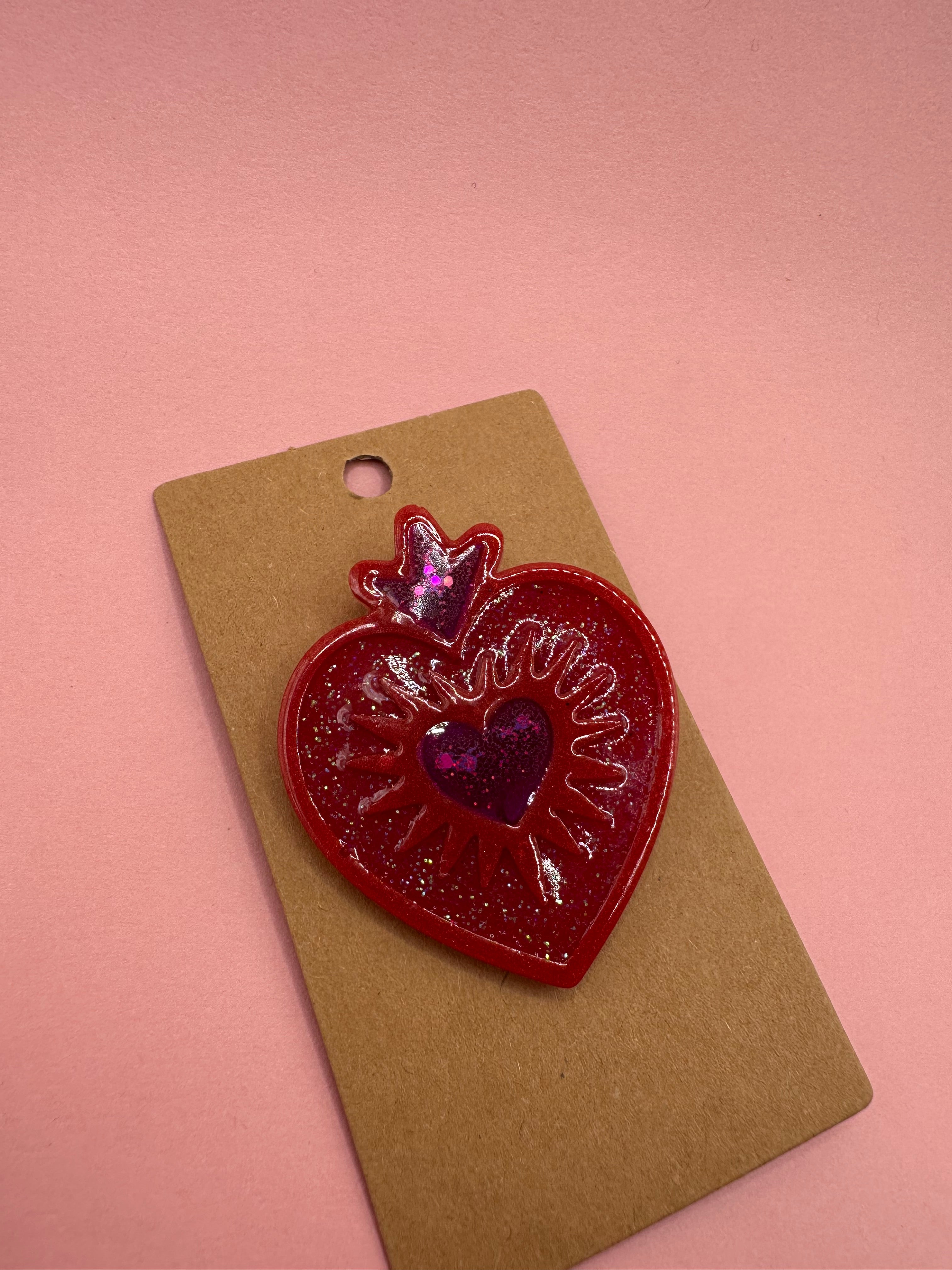 Broche Grand Cœur ex-voto