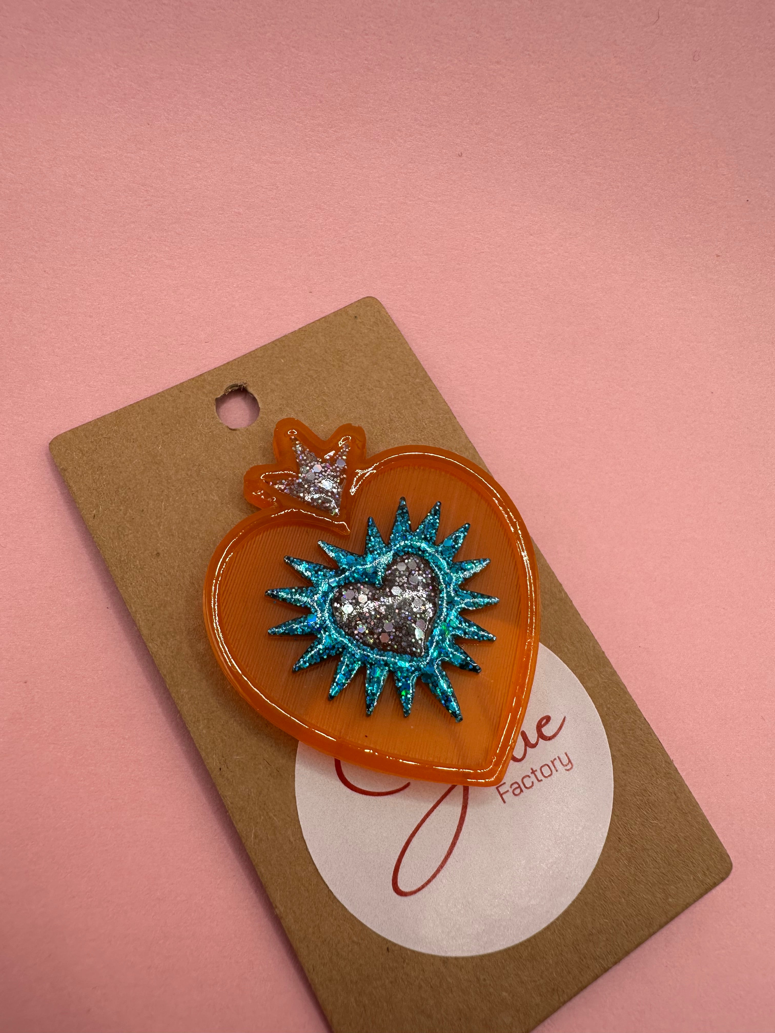 Broche Grand Cœur ex-voto