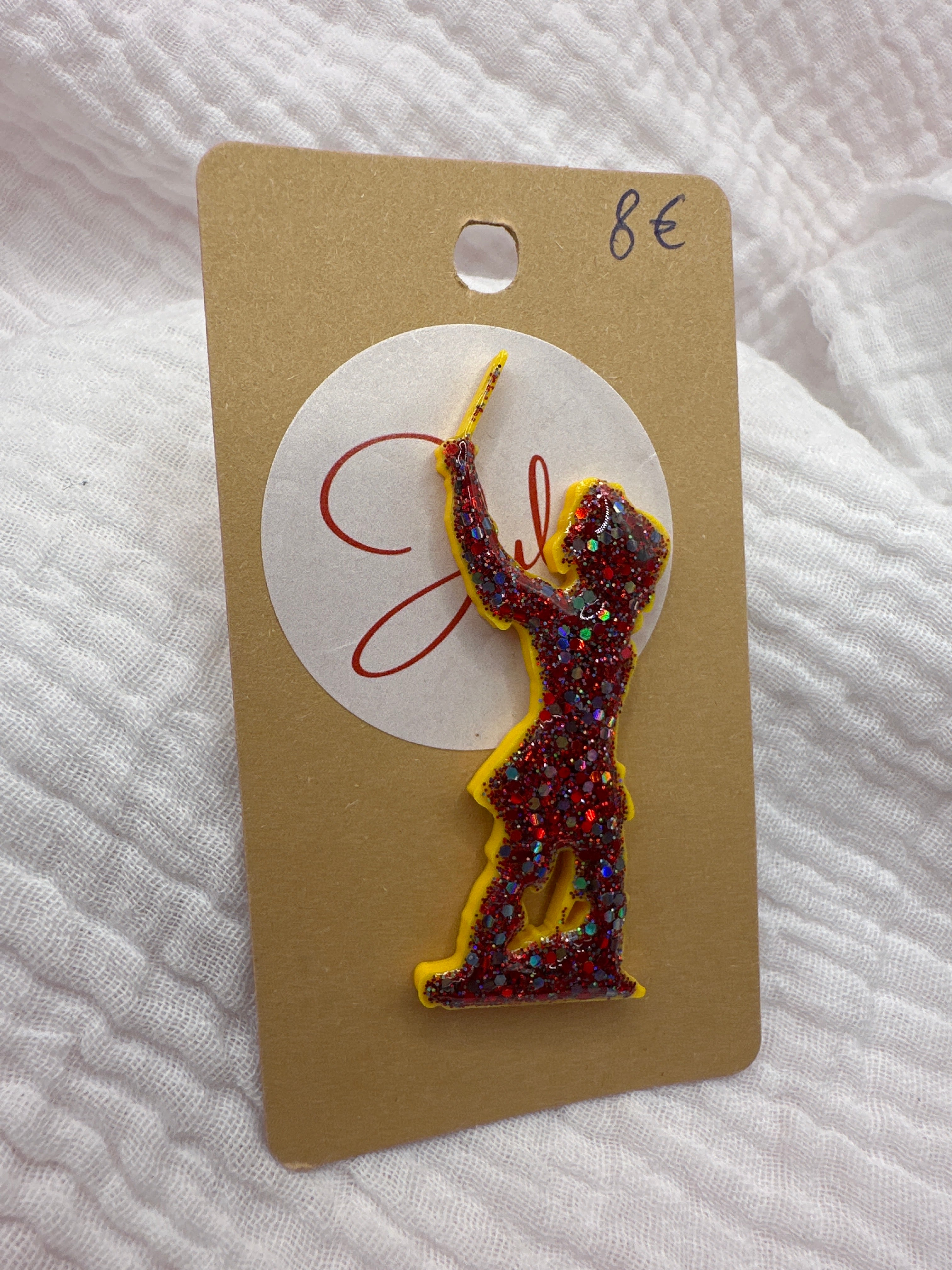 Broche petit Jean Bart pailleté