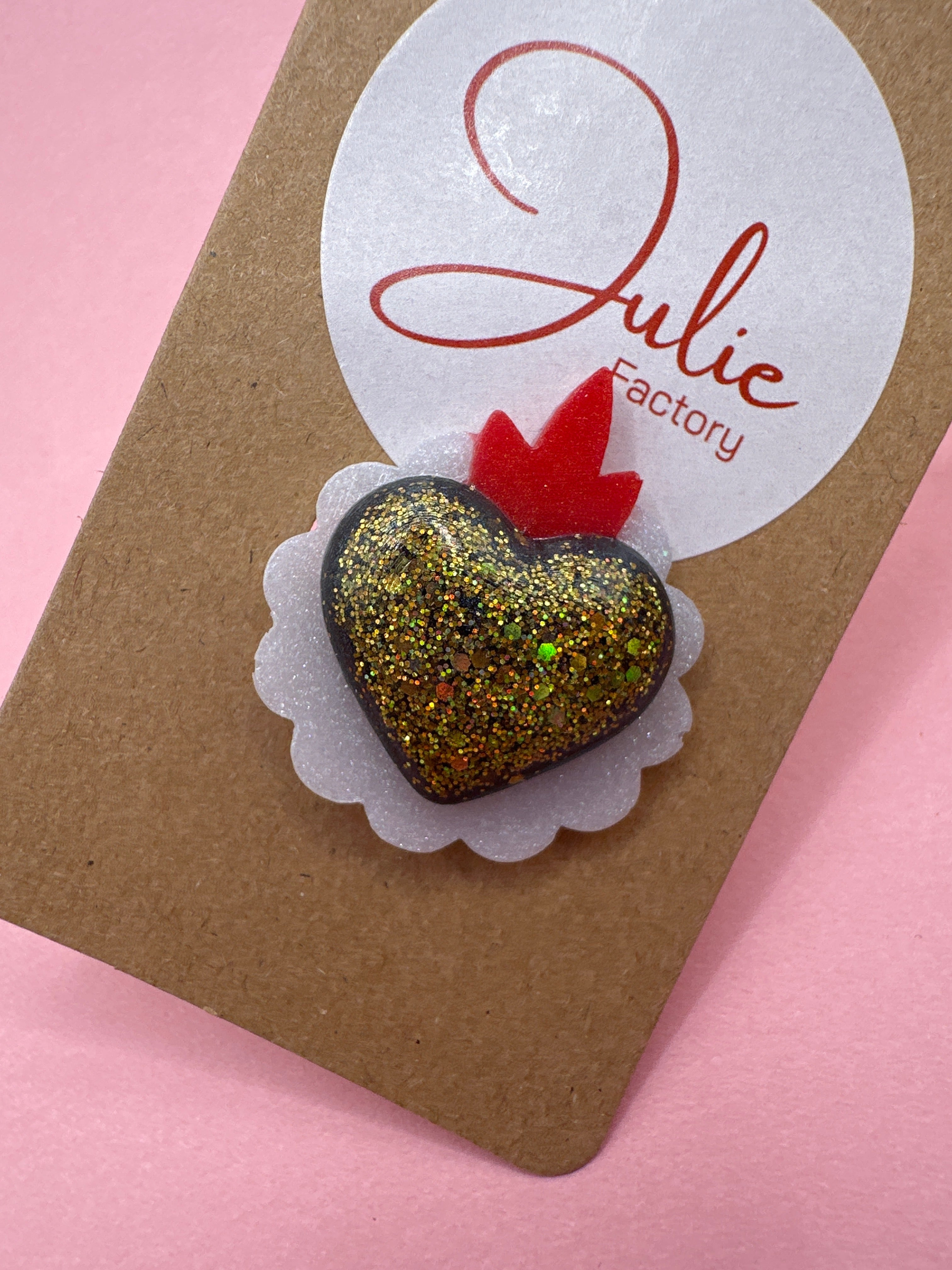 Broche Cœur ex-voto