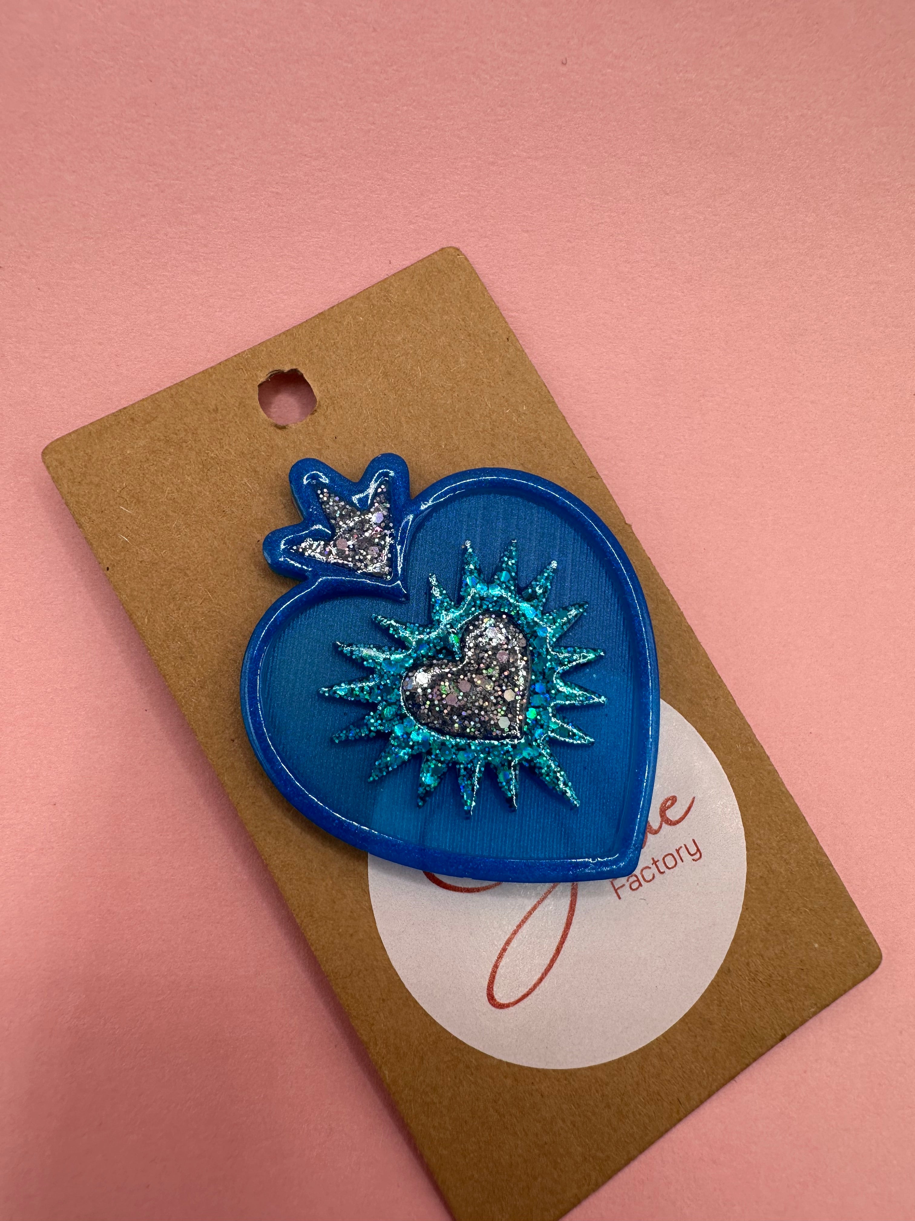 Broche Grand Cœur ex-voto