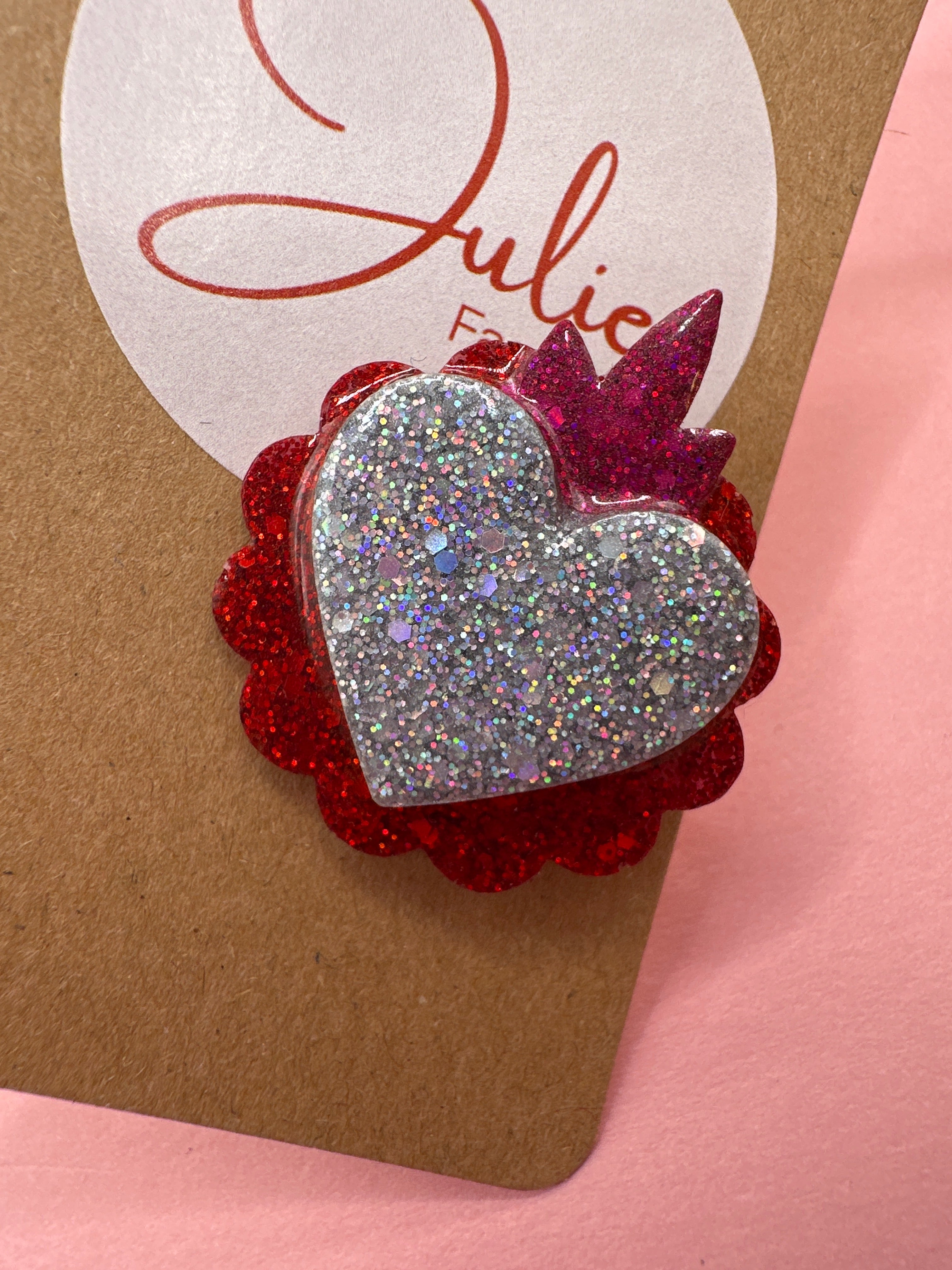 Broche Cœur ex-voto