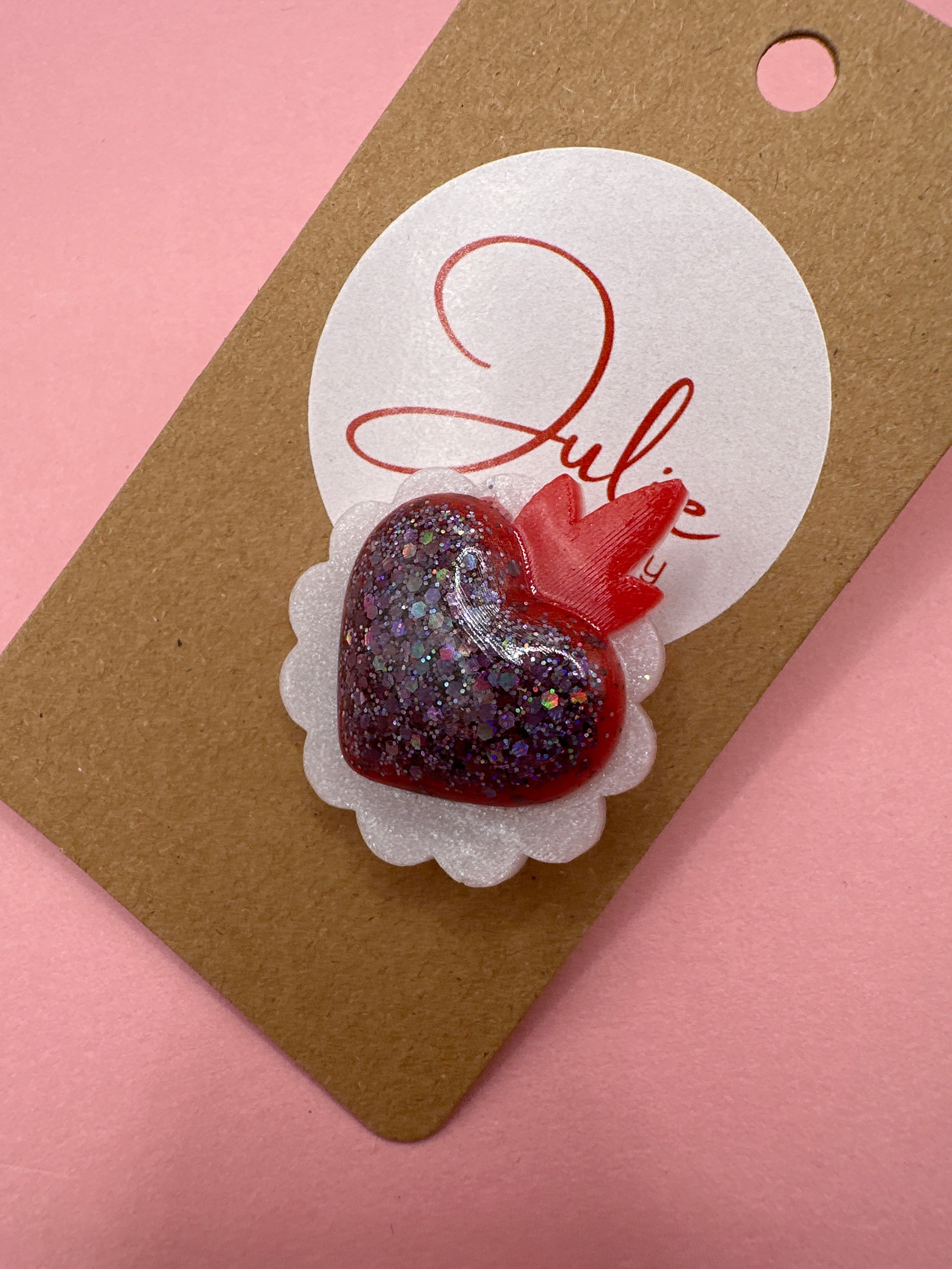Broche Cœur ex-voto