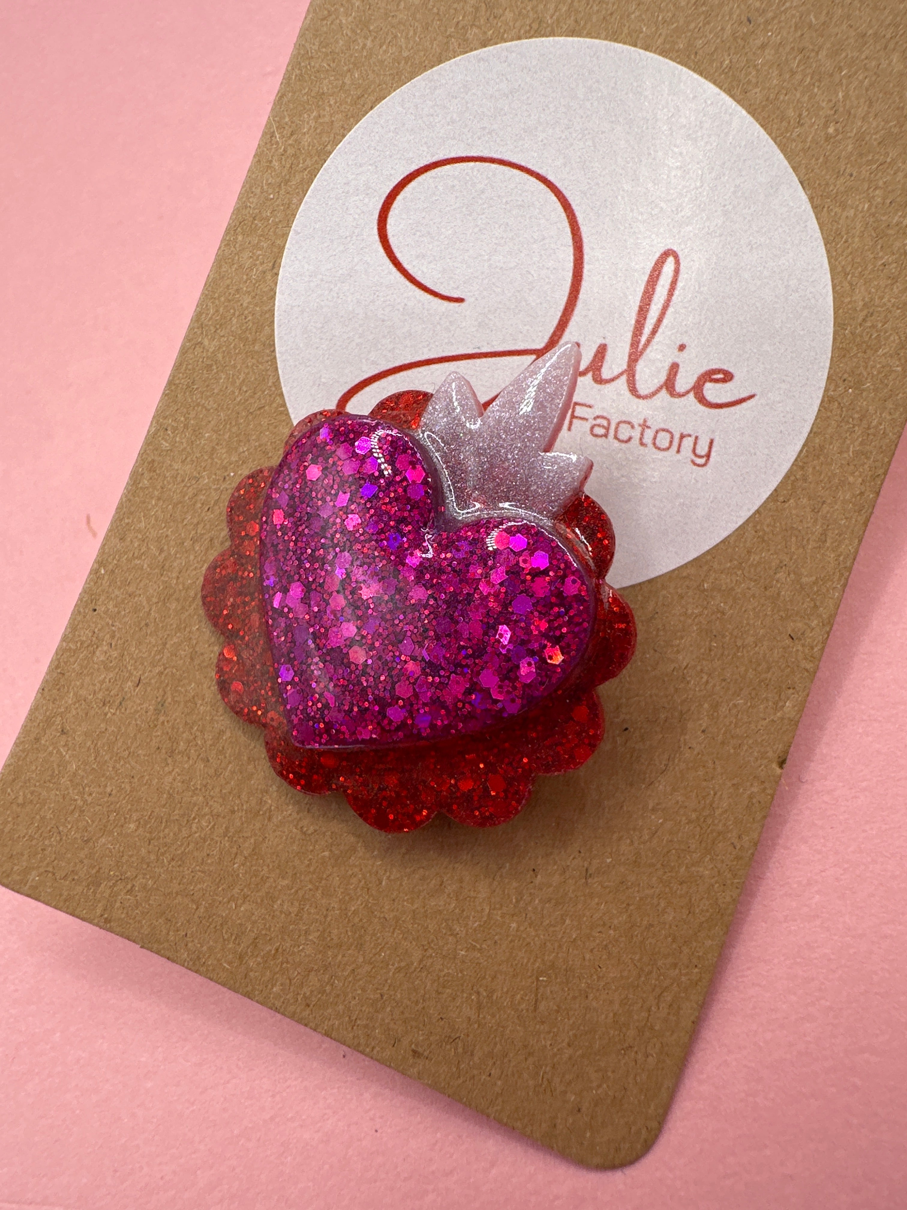Broche Cœur ex-voto