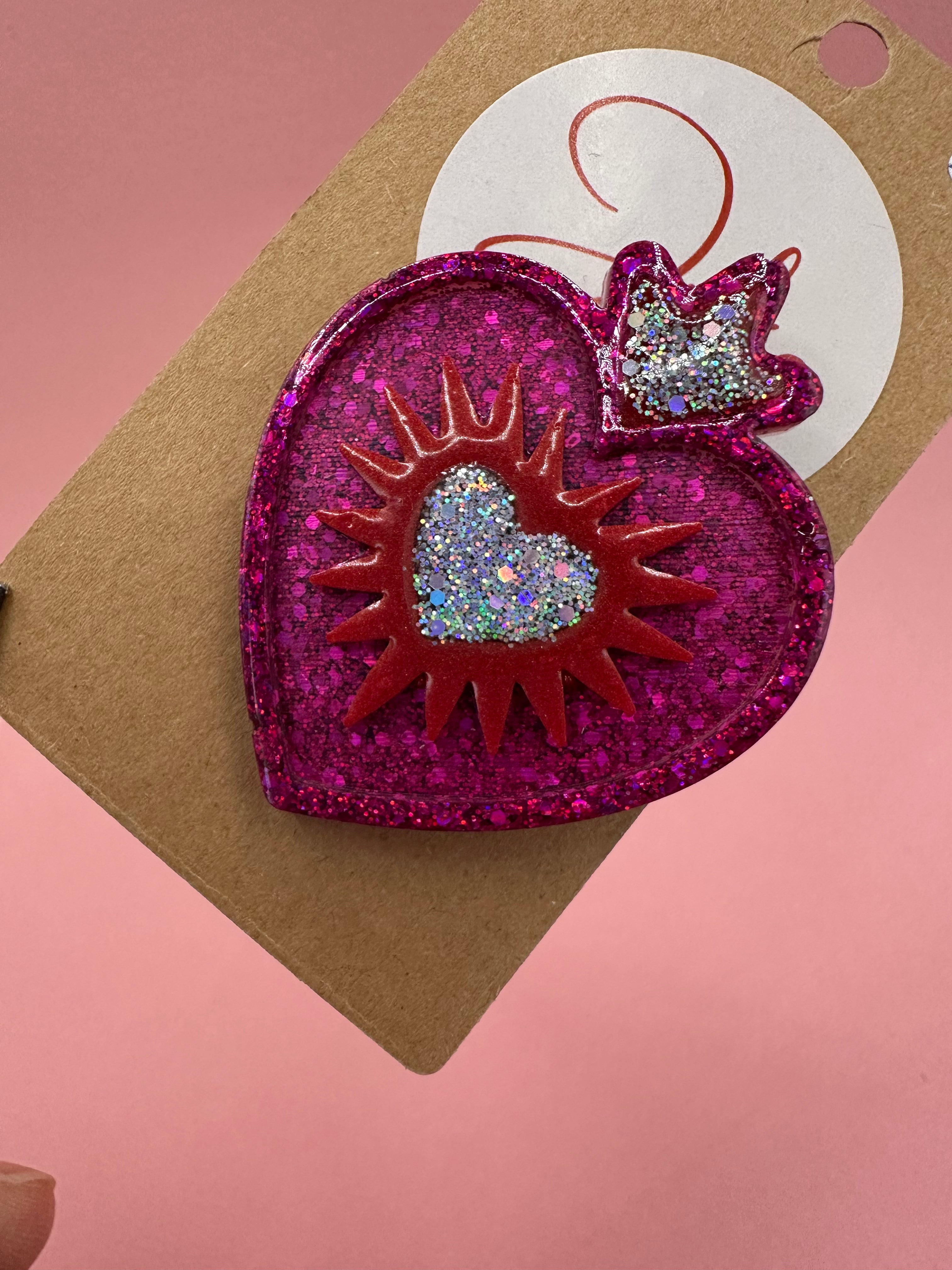 Broche Grand Cœur ex-voto