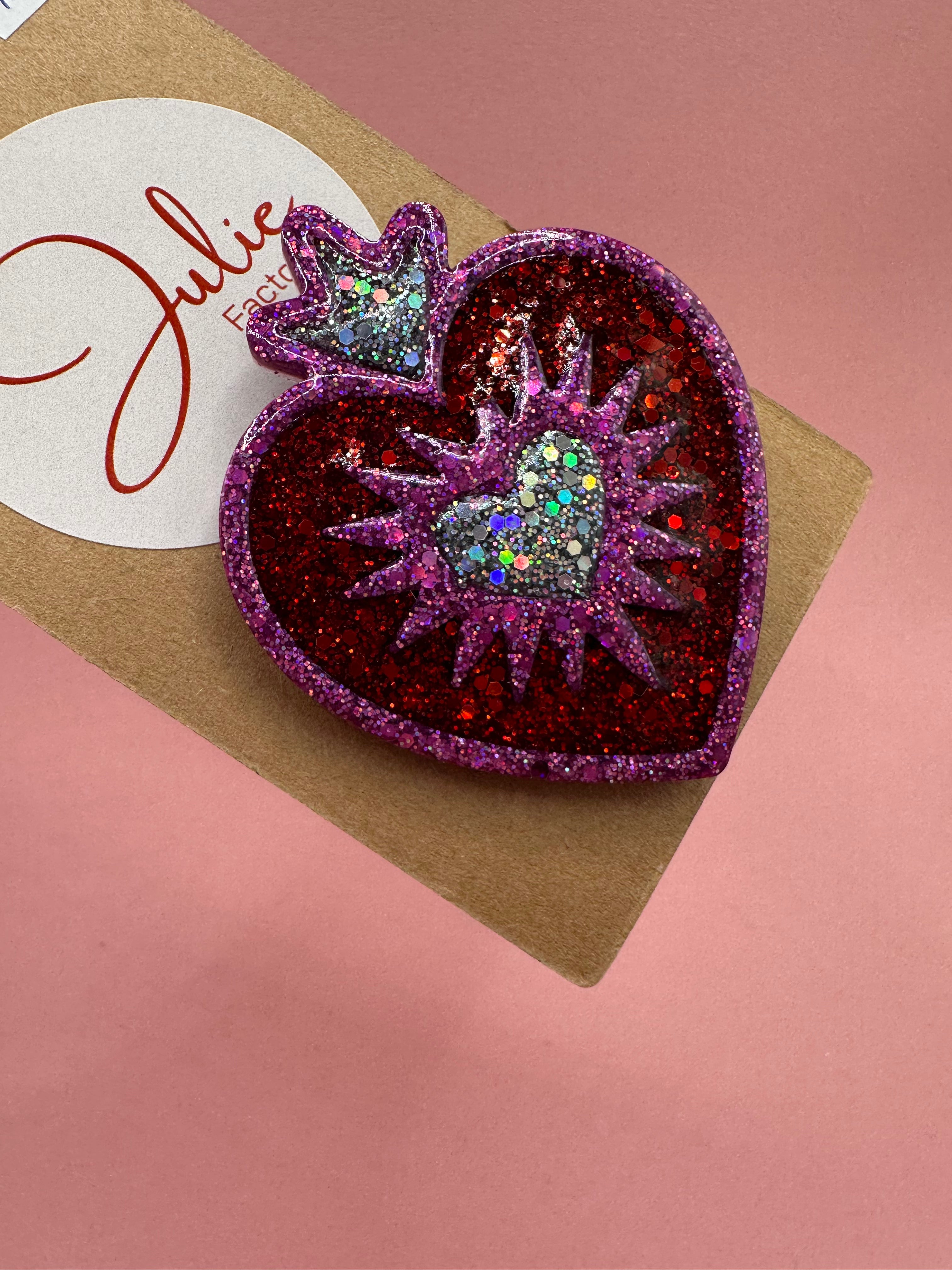 Broche Grand Cœur ex-voto
