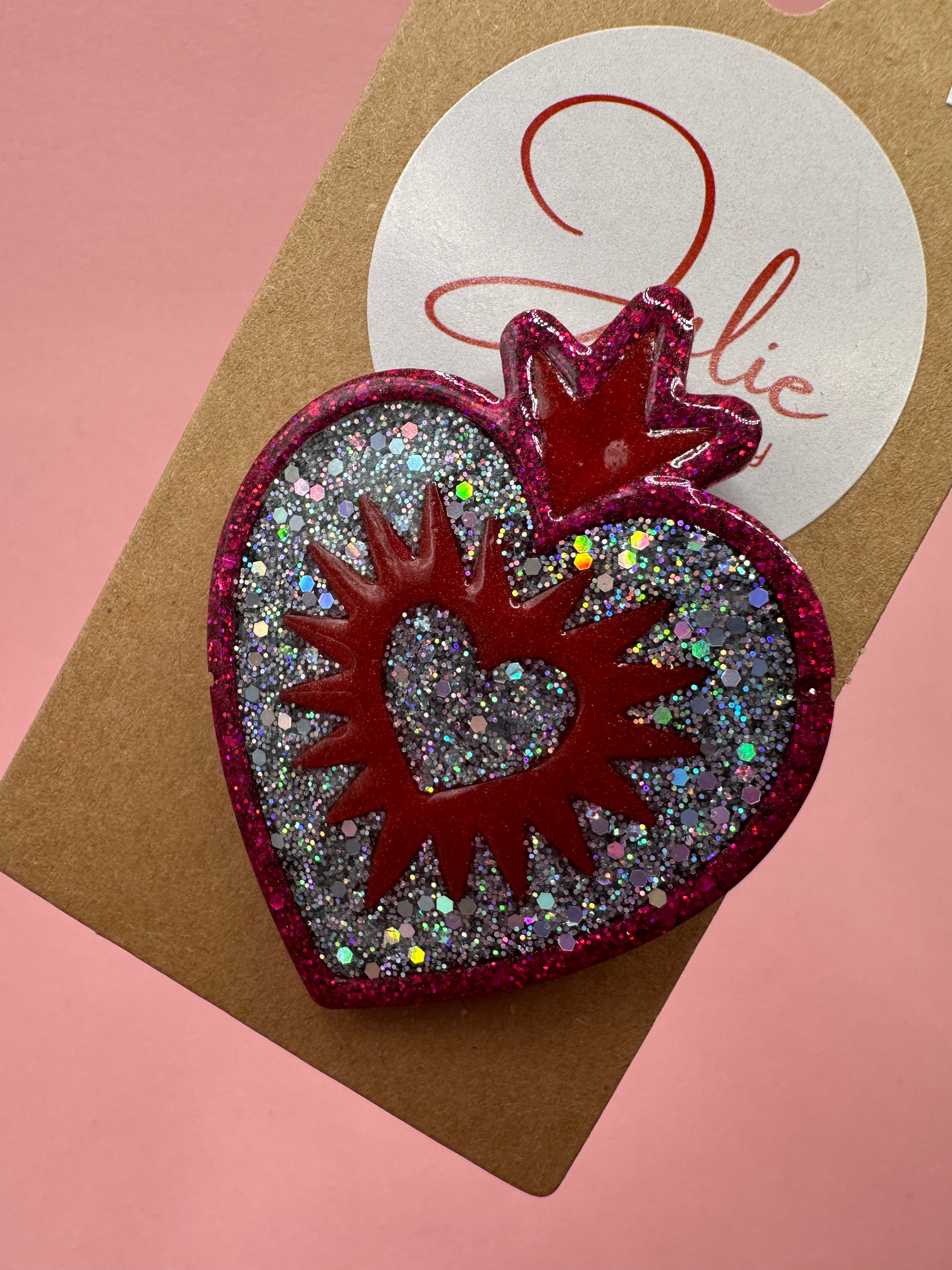 Broche Grand Cœur ex-voto