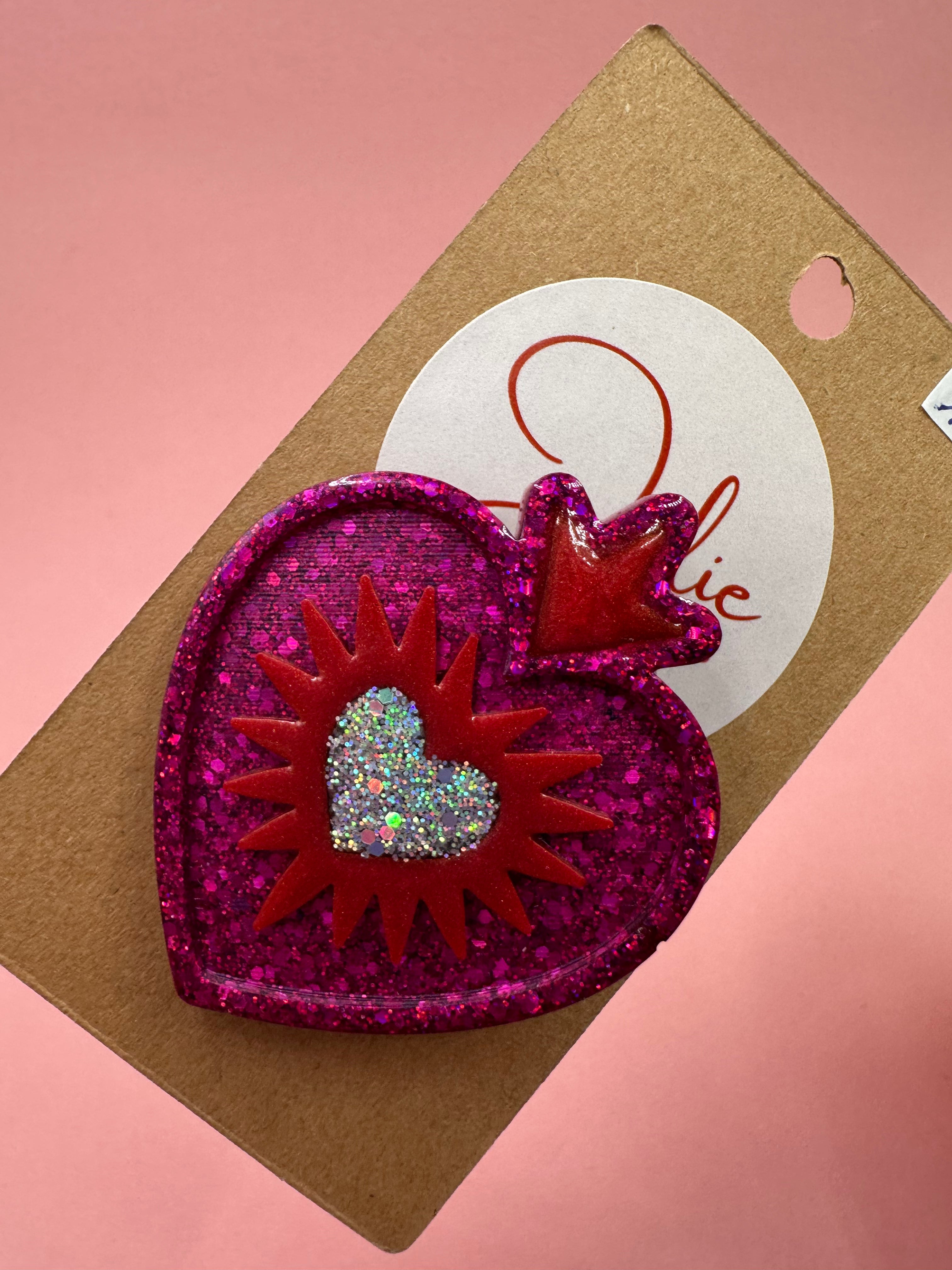 Broche Grand Cœur ex-voto